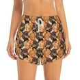 thumbnail image 1 of Disketp Dog Print Women's Shorts Workout Shorts for Athletic Gym Running Shorts with Phone Pockets Medium, 1 of 8