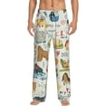 thumbnail image 1 of Disketp Dogs Funny Pets Men'S Pajama Pants - Ultra Soft Fleece Sleep And Lounge Pants (Size: S-Xxl), 1 of 9