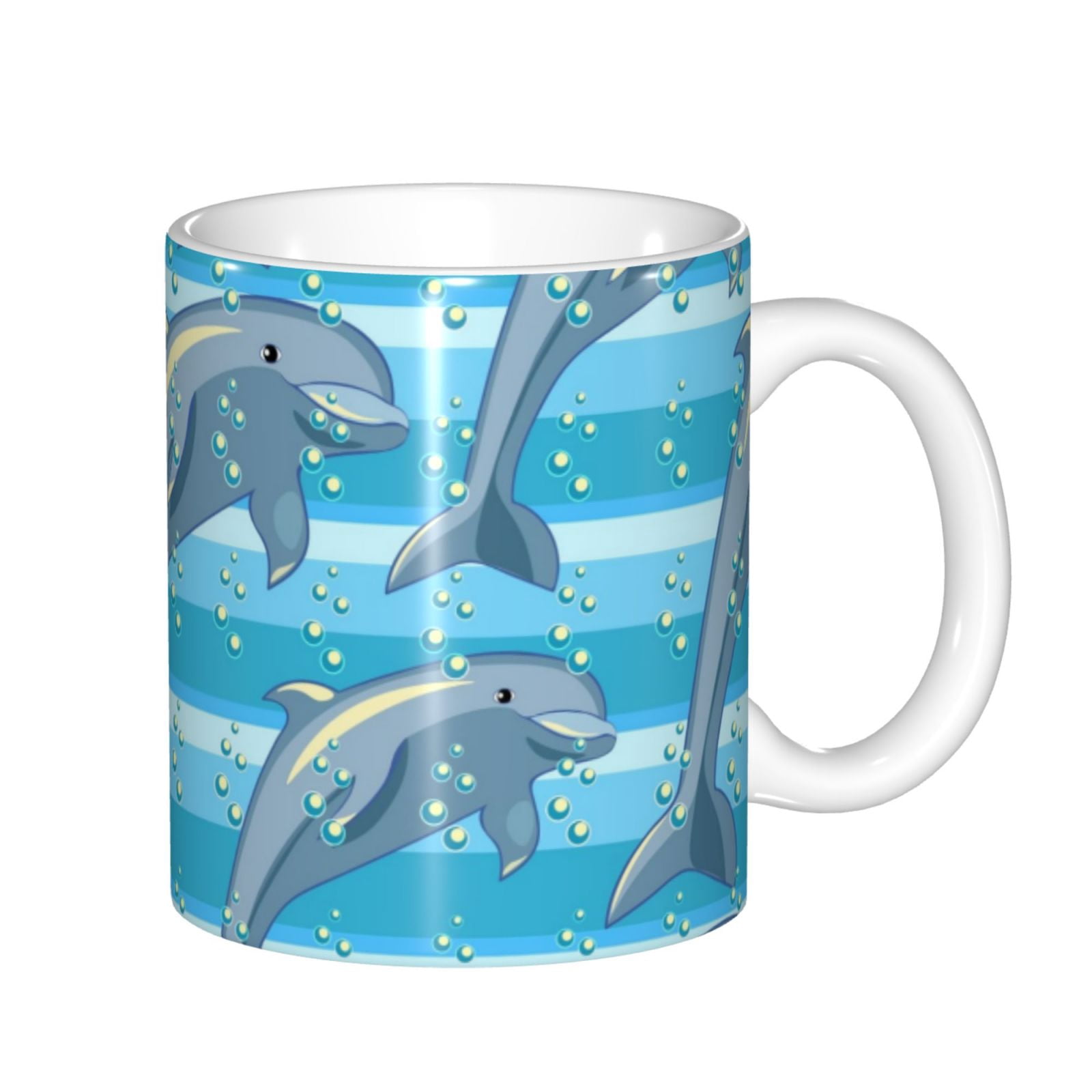 Dolphin Tumbler 20oz - Stainless Steel Insulated Travel Mug With Jewelry Drawing - Gift For Women - View #2