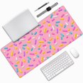 thumbnail image 1 of Disketp Donut Gaming Mouse Mat Long Extended Mouse Pad Desk Mat Non-Slip Rubber Mice Pads Stitched Edges(315.5 x 16 x 0.12 Inches), 1 of 1
