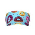 thumbnail image 1 of Disketp Donuts Sun Visors for Women Men Unisex Tennis Golf Visor Hat Adjustable Summer Hats Sport Outdoor Visor Hat UV Protection Cap, 1 of 8