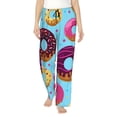 thumbnail image 1 of Disketp Donuts for Women's Pajama Pants - Ultra Soft Fleece Sleep and Lounge Pants (Size: S-3XL)-Medium, 1 of 6