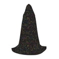thumbnail image 1 of Disketp Doodle Dinosaur Hooded Cloak, Teenagers Halloween Hoodies Robe Cosplay Capes, Halloween Hooded Cape Cosplay Costume-Small, 1 of 7