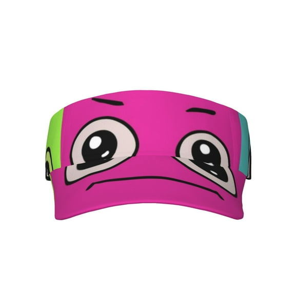 Disketp Doodle Faces Emotions Sun Visors for Women Men Unisex Tennis Golf Visor Hat Adjustable Summer Hats Sport Outdoor Visor Hat UV Protection Cap