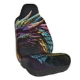 thumbnail image 1 of Disketp Dragon with Colorful Tail Car Seat Covers Universal Front Seat Coves for Car Accessories ,Padded Car Covers for Automotive, SUV, Truck, and Van, 1 of 5