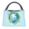 thumbnail image 1 of Disketp Dreaming Travel Insulated Bags, Insulated Cooler Bag Totes for Lunch Beach Camping, 1 of 6