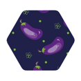 thumbnail image 1 of Disketp Eggplant Funny Coasters,4 Pcs Leather Coasters With Holder, Perfect Housewarming Hostess Gifts,Protect Furniture From Water Marks Scratch And Damage, 1 of 9