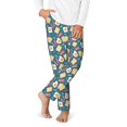 thumbnail image 1 of Disketp Eggs Toast Bacon And Arugula for Teenagers' Pajama Pants ,Lounge Pants Teen joggers Ideal for Home, School, or Sports-Medium, 1 of 6