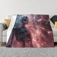 thumbnail image 1 of Disketp Electric Skeleton Surrealism Flannel Blankets - Thick and Warm Blanket for Winter, Soft Fuzzy Plush King Blanket for All Seasons-50"x40", 1 of 6