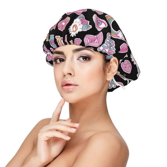 Disketp Elements Adjustable Sleeping Hair Cap, Hairband Sleeping Cap Turban, Unisex, Available for Curly and Straight Hair