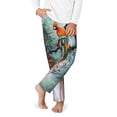 thumbnail image 1 of Disketp Exotic Birds Forest for Teenagers' Pajama Pants ,Lounge Pants Teen joggers Ideal for Home, School, or Sports-Medium, 1 of 6
