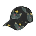 thumbnail image 1 of Disketp Faces Of The Cat Print Baseball Caps For Outdoor Sports Fashion Casual Outdoor Caps Men Women, 1 of 9