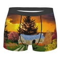 thumbnail image 1 of Disketp Fall Village Scenery Men'S Boxer Briefs,Soft And Breathable Cotton Underwear With Comfortflex Waistband, 1 of 9