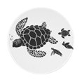 thumbnail image 1 of Disketp Family Of Sea Turtles Small Mouse Pad 7.9x7.9 Inches,Washable Round Mousepad for Office Laptop Computer,Non-Slip Rubber Base Mouse Pads for Wireless Mouse, 1 of 8