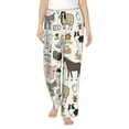 thumbnail image 1 of Disketp Farm Animals 4 Print Women'S Comfy Pajama Pants Casual Drawstring Palazzo Lounge Wide Leg Pants, 1 of 9