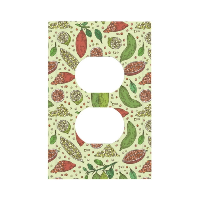 Disketp Finger Lime Fruits Decorative Light Switch or Outlet Wall Plate