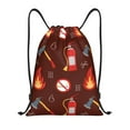 thumbnail image 1 of Disketp Fire Extinguisher Drawstring Backpack Drawstring Gym Bags Draw String Bags for Sports, Gym, Travel, Swimming, Beach-Small, 1 of 6