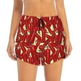thumbnail image 1 of Disketp Fire Extinguisher Print Women's Shorts Workout Shorts for Athletic Gym Running Shorts with Phone Pockets Medium, 1 of 8