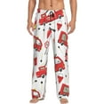 thumbnail image 1 of Disketp Fire Truck Men'S Pajama Pants - Ultra Soft Fleece Sleep And Lounge Pants (Size: S-Xxl), 1 of 9