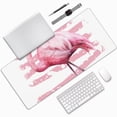 thumbnail image 1 of Disketp Flamingo Gaming Mouse Mat Long Extended Mouse Pad Desk Mat Non-Slip Rubber Mice Pads Stitched Edges(315.5 x 16 x 0.12 Inches), 1 of 8