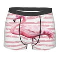 thumbnail image 1 of Disketp Flamingo Men'S Boxer Briefs,Soft And Breathable Cotton Underwear With Comfortflex Waistband, 1 of 8
