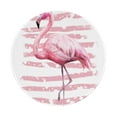thumbnail image 1 of Disketp Flamingo Small Mouse Pad 7.9x7.9 Inches,Washable Round Mousepad For Office Laptop Computer,Non-Slip Rubber Base Mouse Pads For Wireless Mouse, 1 of 8