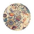 thumbnail image 1 of Disketp Floral With Birds And Fantasy Flowers Small Mouse Pad 7.9x7.9 Inches,Washable Round Mousepad For Office Laptop Computer,Non-Slip Rubber Base Mouse Pads For Wireless Mouse, 1 of 9