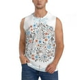 thumbnail image 1 of Disketp Floral With Rabbits Sleeveless Tshirts For Men, Muscle Shirts For Men Dry Fit Tank Top-Xx-Large, 1 of 8