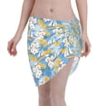 thumbnail image 1 of Disketp Flower And Sail Boat Women Swimsuit Cover Up Short Chiffon Summer Beach Sarong Bikini Wrap Skirt Bathing Suit, 1 of 7