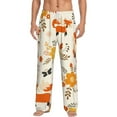 thumbnail image 1 of Disketp Flower Fox Men'S Pajama Pants - Ultra Soft Fleece Sleep And Lounge Pants (Size: S-Xxl), 1 of 9