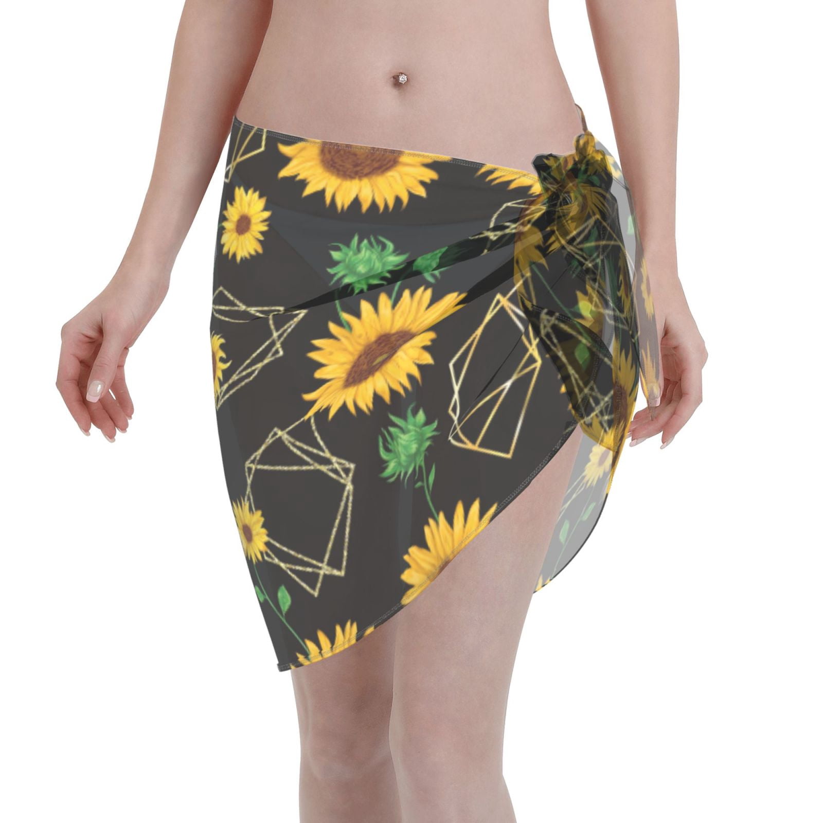 Citrus Women S Standard Flounce Short Swimsuit Cover Up