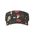 thumbnail image 1 of Disketp Fly Agaric And Flowers Sun Visors For Women Men Unisex Tennis Golf Visor Hat Adjustable Summer Hats Sport Outdoor Visor Hat Uv Protection Cap, 1 of 8