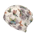 thumbnail image 1 of Disketp Flying Butterflies-1 Slouchy Beanie Hip-Hop Soft Lightweight Running Beanie Adult Hats Chemo Cap for Men Women, 1 of 8