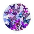 thumbnail image 1 of Disketp Flying Butterflies Small Mouse Pad 7.9x7.9 Inches,Washable Round Mousepad For Office Laptop Computer,Non-Slip Rubber Base Mouse Pads For Wireless Mouse, 1 of 8