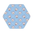 thumbnail image 1 of Disketp French Bulldog Head Funny Coasters,4 Pcs Leather Coasters With Holder, Perfect Housewarming Hostess Gifts,Protect Furniture From Water Marks Scratch And Damage, 1 of 9