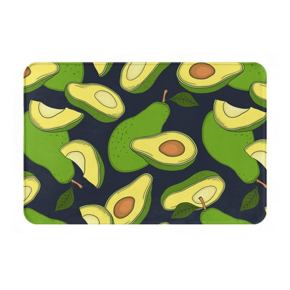 Disketp Fresh Avocado Mat For Front Door Outside - Doormat Outdoor Entrance - Welcome Mats Outdoor,Outside Entry And Outdoor Entrance 16''X24''