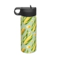 thumbnail image 1 of Disketp Fresh Sweet Corn 18oz Sports Insulated Kettle With Straw Insulated Water Bottle For Running Hiking Cycling Climbing Man'S Womens Sports Water Bottle, 1 of 8