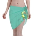 thumbnail image 1 of Disketp Funny Avocado Women Swimsuit Cover Up Short Chiffon Summer Beach Sarong Bikini Wrap Skirt Bathing Suit, 1 of 7