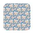 thumbnail image 1 of Disketp Funny Cute Healthy Teeth Funny Coasters,6 Pcs Leather Coasters with Holder, Perfect Housewarming Hostess Gifts,Protect Furniture from Water Marks Scratch and Damage, 1 of 5
