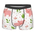 thumbnail image 1 of Disketp Funny Little Pigs Men'S Boxer Briefs,Soft And Breathable Cotton Underwear With Comfortflex Waistband, 1 of 8
