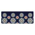 thumbnail image 1 of Disketp Gaming Mouse Pad Blue Mandala Pattern Large Mouse Mat Long Extended Desk Pad Non-Slip Rubber Mice Pads Stitched Edges Thin Pad (11.8x31.5 Inch), 1 of 9