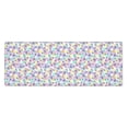 thumbnail image 1 of Disketp Gaming Mouse Pad Butterflies on Polka Dots Pattern Large Mouse Mat Long Extended Desk Pad Non-Slip Rubber Mice Pads Stitched Edges Thin Pad (11.8x31.5 Inch), 1 of 8