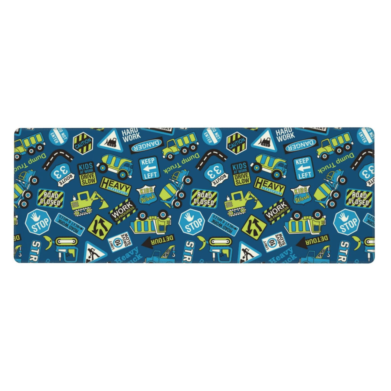 Disketp Gaming Mouse Pad Cartoon Heavy Equipment Machinery Road ...