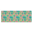 thumbnail image 1 of Disketp Gaming Mouse Pad Colorful Palm Leaves Pattern Large Mouse Mat Long Extended Desk Pad Non-Slip Rubber Mice Pads Stitched Edges Thin Pad (11.8x31.5 Inch), 1 of 8