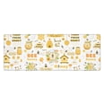 thumbnail image 1 of Disketp Gaming Mouse Pad Farm Bee Cute Honey Pattern Large Mouse Mat Long Extended Desk Pad Non-Slip Rubber Mice Pads Stitched Edges Thin Pad (11.8x31.5 Inch), 1 of 8