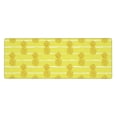 thumbnail image 1 of Disketp Gaming Mouse Pad Gold Pineapple Pattern Large Mouse Mat Long Extended Desk Pad Non-Slip Rubber Mice Pads Stitched Edges Thin Pad (11.8x31.5 Inch), 1 of 9