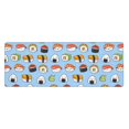 thumbnail image 1 of Disketp Gaming Mouse Pad Kawaii Sushi (2) Pattern Large Mouse Mat Long Extended Desk Pad Non-Slip Rubber Mice Pads Stitched Edges Thin Pad (11.8x31.5 Inch), 1 of 9