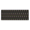 thumbnail image 1 of Disketp Gaming Mouse Pad Mardi Gras Fleur De Lis Pattern Large Mouse Mat Long Extended Desk Pad Non-Slip Rubber Mice Pads Stitched Edges Thin Pad (11.8x31.5 Inch), 1 of 9