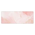 thumbnail image 1 of Disketp Gaming Mouse Pad Pink Marble Pattern Large Mouse Mat Long Extended Desk Pad Non-Slip Rubber Mice Pads Stitched Edges Thin Pad (11.8x31.5 Inch), 1 of 9
