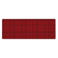 thumbnail image 1 of Disketp Gaming Mouse Pad Red Black Houndstooth Pattern Large Mouse Mat Long Extended Desk Pad Non-Slip Rubber Mice Pads Stitched Edges Thin Pad (11.8x31.5 Inch), 1 of 9